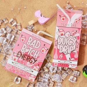 P. Louise Bad B*tch Energy & Juicy Drip Bundle In Raspberry Ripple BNIB